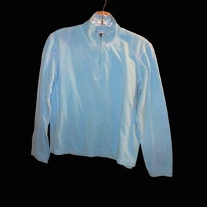 Columbia Blue Pullover Sweatshirt Classic Design Size Medium